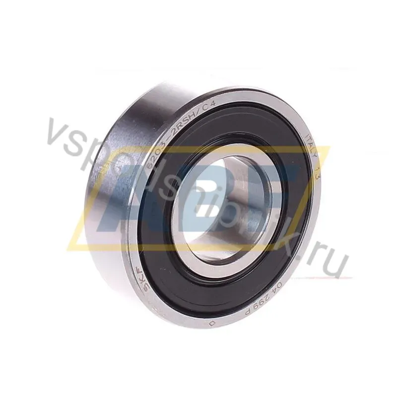 Подшипник шариковый радиальный однорядный 6203-2RSH/C4 SKF 360