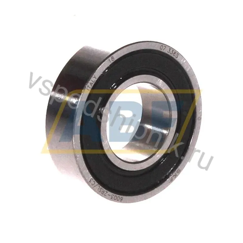 Подшипник шариковый радиальный однорядный 6003-2RSL/C3 SKF 360