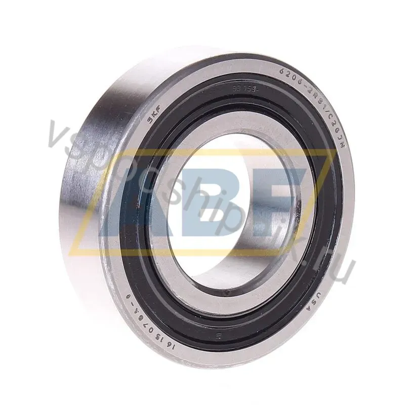 Подшипник шариковый радиальный однорядный 6206-2RS1/C2GJN SKF 360