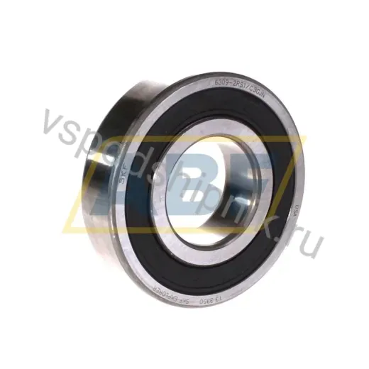 Подшипник шариковый радиальный однорядный 6309-2RS1/C3GJN SKF