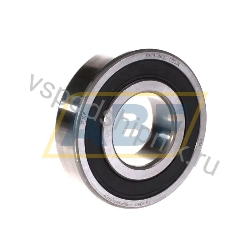 Подшипник шариковый радиальный однорядный 6309-2RS1/C3GJN SKF 360