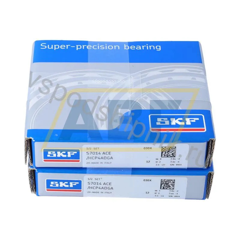Подшипник шариковый радиально-упорный однорядный S7014ACE/HCP4ADGA SKF 360