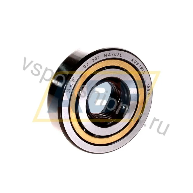 Четырёхточечный шариковый подшипник QJ307MA/C2L SKF 360