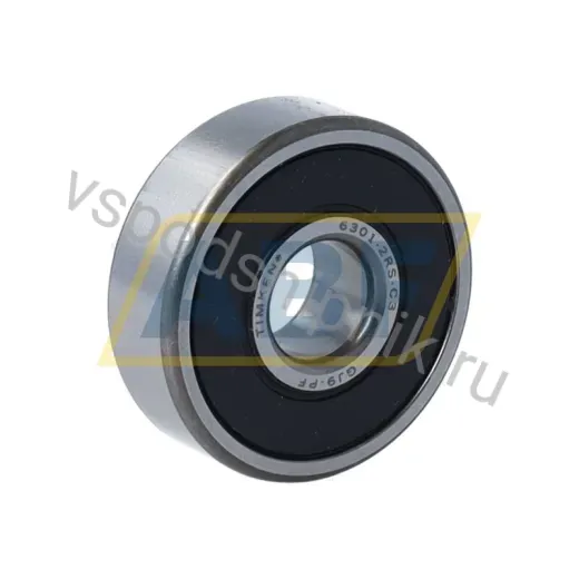 Подшипник шариковый радиальный однорядный 6301 2RS C3 Timken 12×37×12 мм