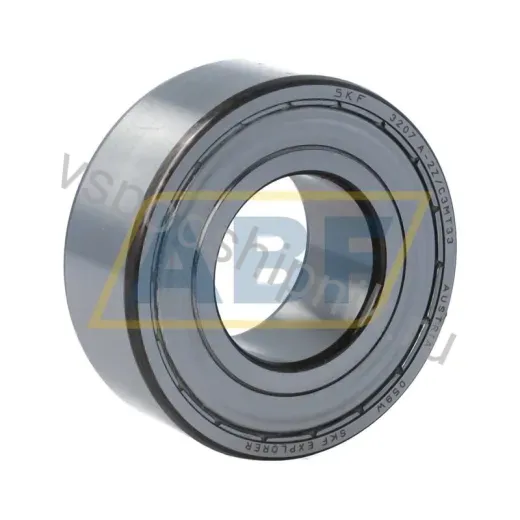 Радиально-упорный шариковый подшипник двухрядный 3207A-2Z/C3MT33 SKF