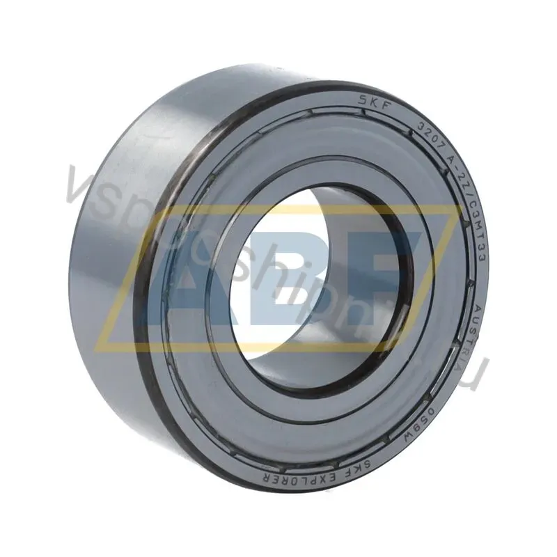 Радиально-упорный шариковый подшипник двухрядный 3207A-2Z/C3MT33 SKF 360