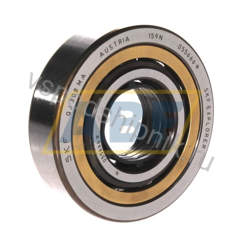 Четырёхточечный шариковый подшипник QJ308MA SKF 360