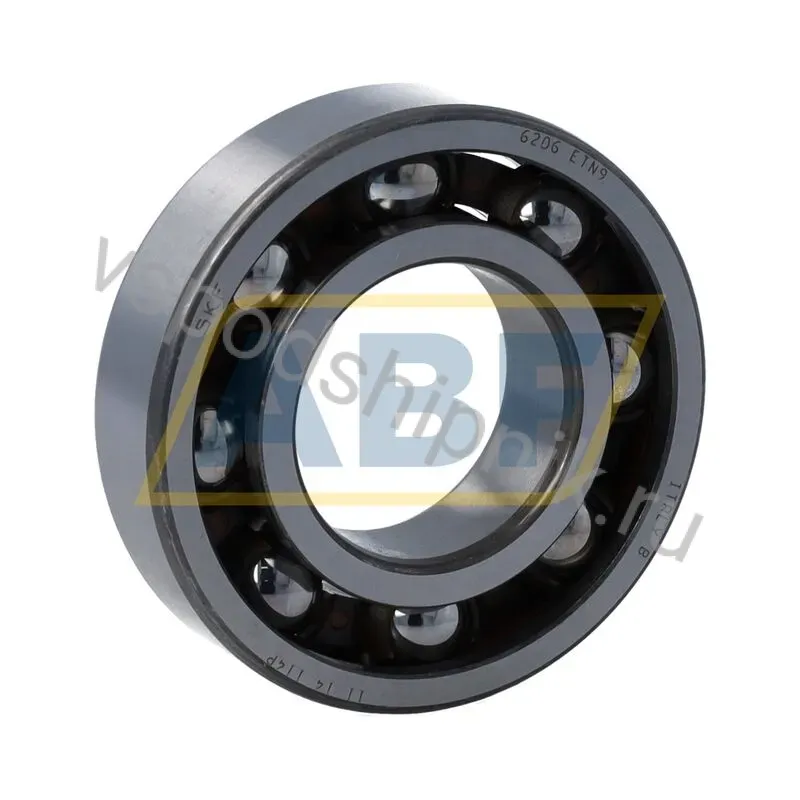 Подшипник шариковый радиальный однорядный 6206ETN9 SKF 360