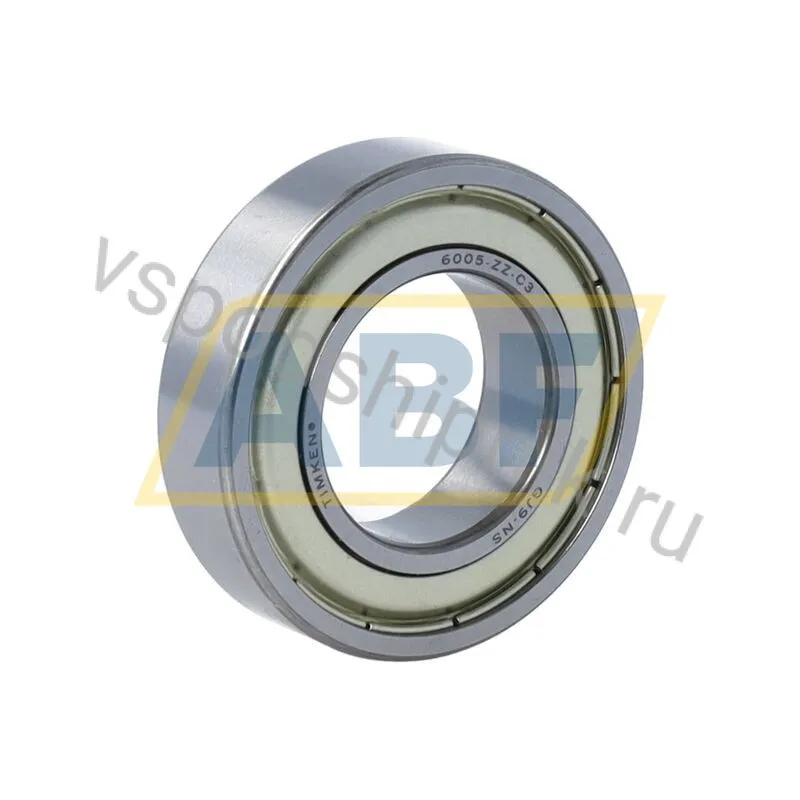 Подшипник шариковый радиальный однорядный 6005ZZ C3 Timken 360