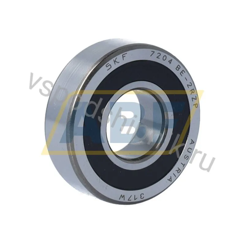 Подшипник радиально-упорный шариковый 7204BE-2RZP SKF 360