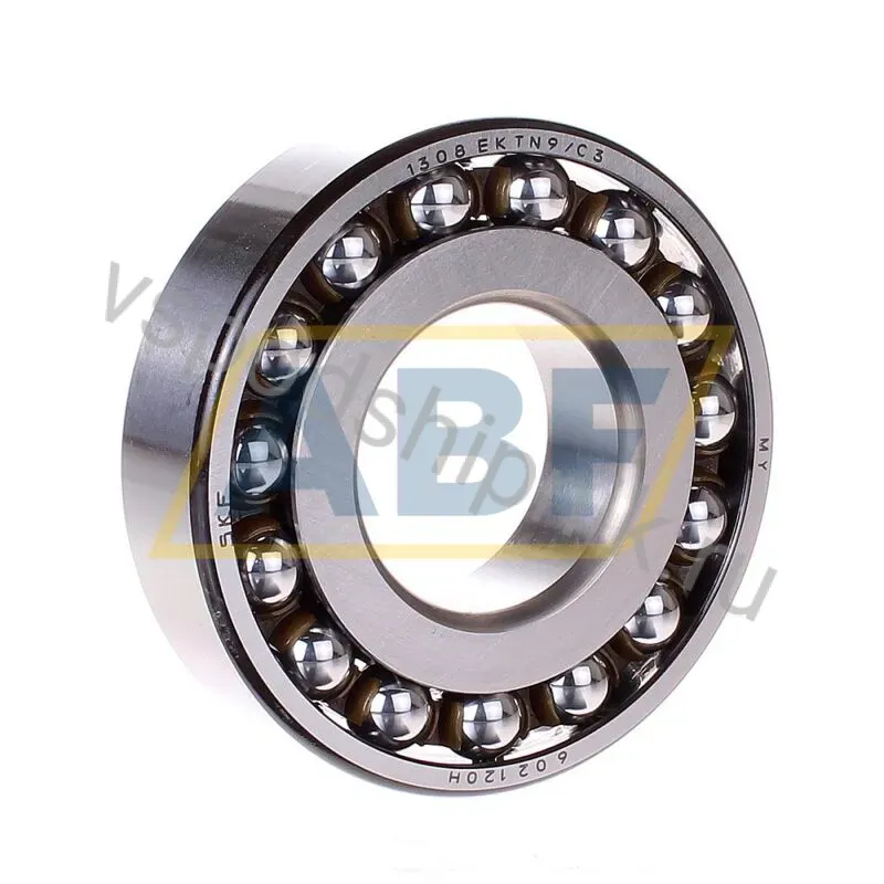 Самоустанавливающийся шариковый подшипник двухрядный 1308EKTN9/C3 SKF 360