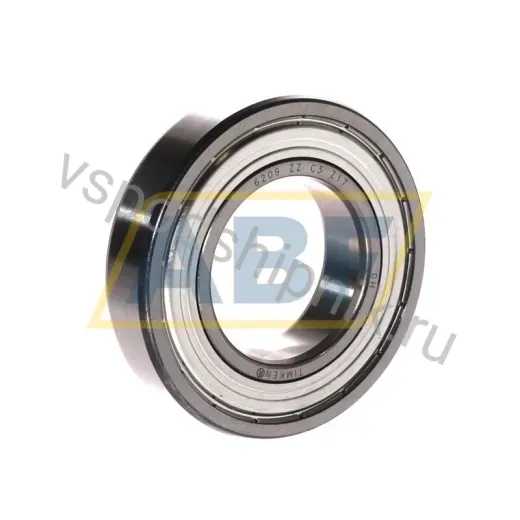 Подшипник шариковый радиальный однорядный 6209-ZZC3 Timken 45×85×19 мм