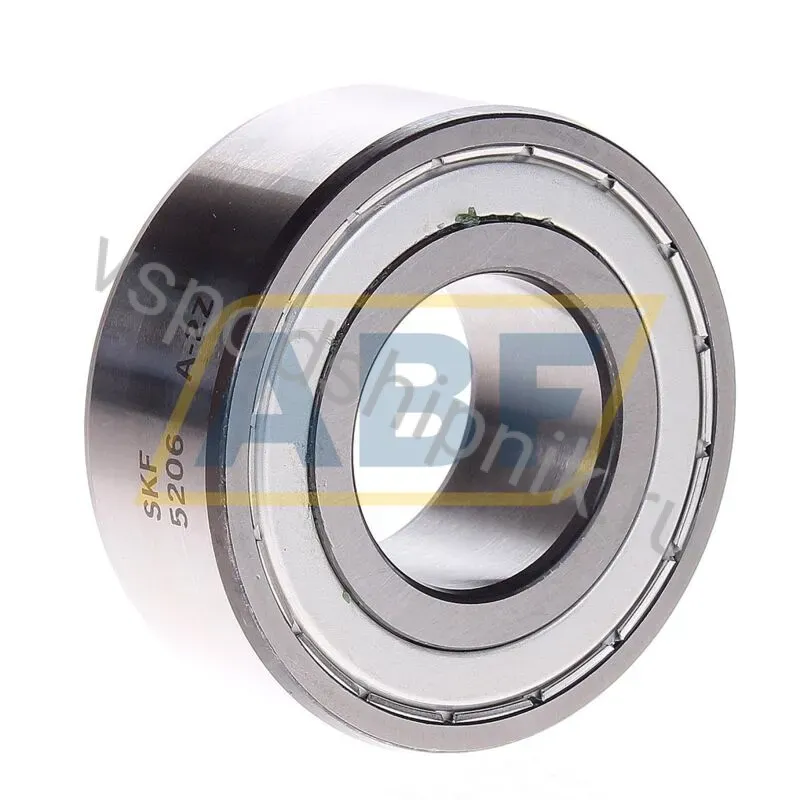Радиально-упорный шариковый подшипник двухрядный 5206A-2Z SKF 360