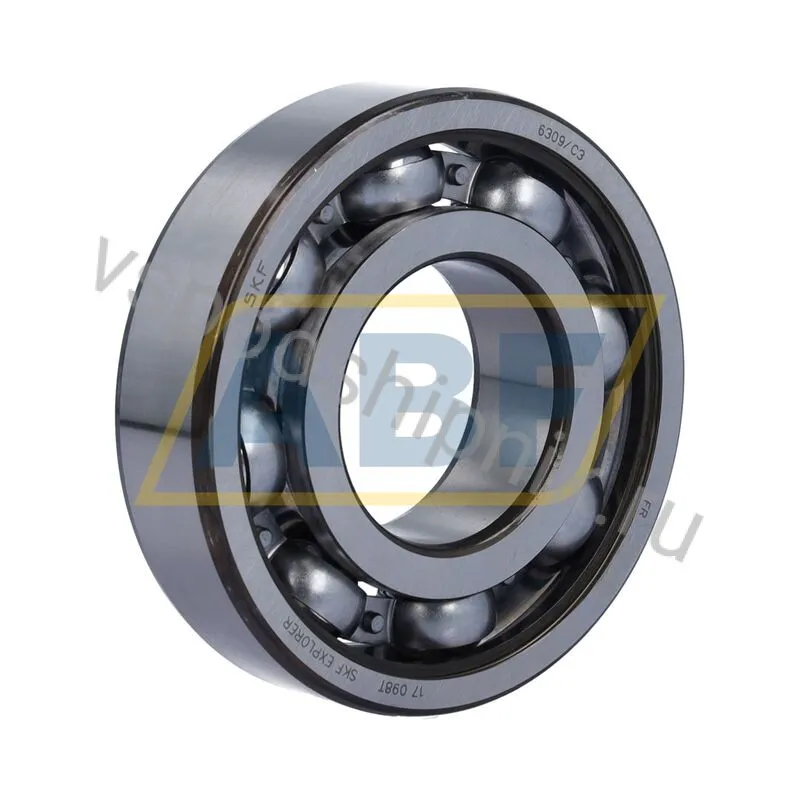 Open Higher (internal) clearance 45x100x25mm 6309/C3 SKF 360