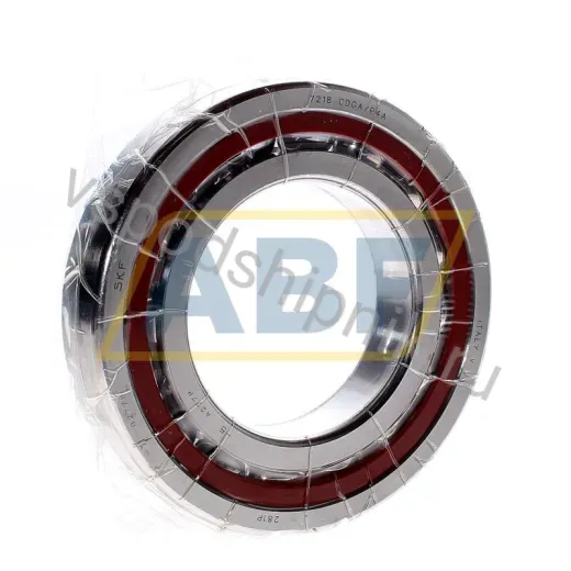 Подшипник шариковый радиально-упорный однорядный 7218CDGA/P4A SKF 90×160×30 мм