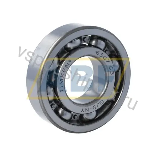 Подшипник шариковый радиальный однорядный 6307C3 Timken 35×80×21 мм