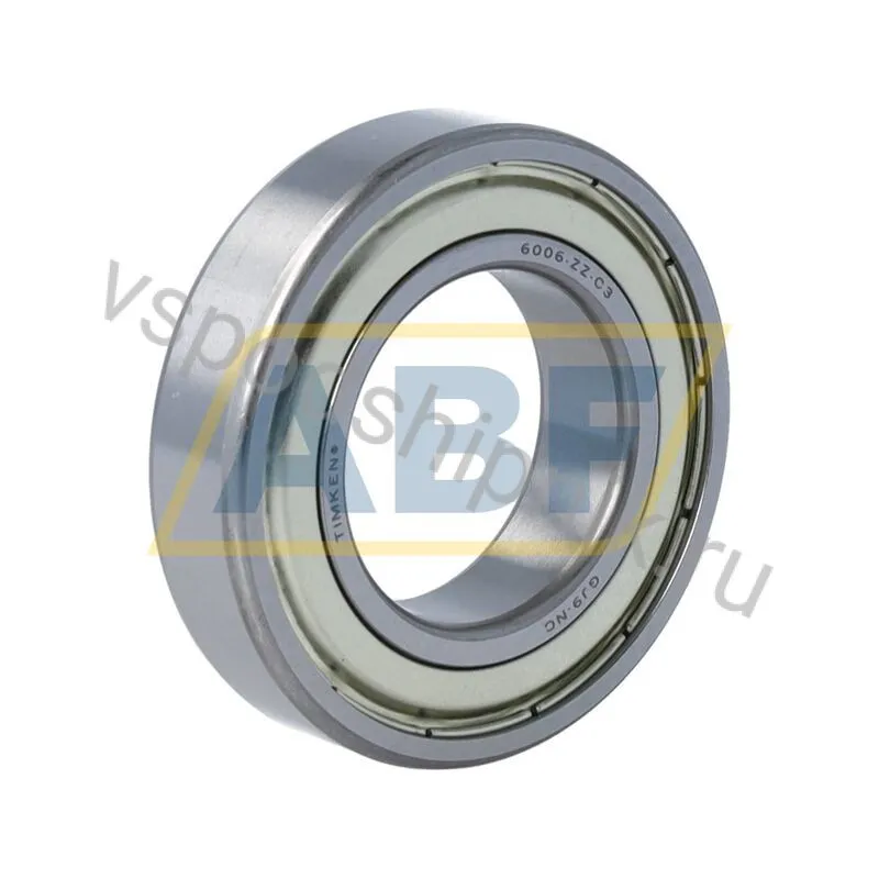 Подшипник шариковый радиальный однорядный 6006-ZZ-C3 Timken 360