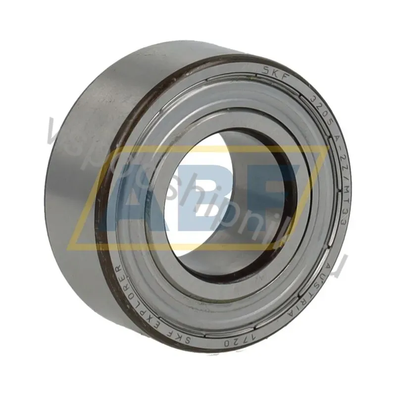 Радиально-упорный шариковый подшипник двухрядный 3205A-2Z/MT33 SKF 360