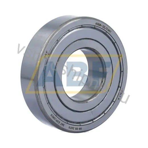 Подшипник шариковый радиальный однорядный 6308-2Z/C4HT SKF