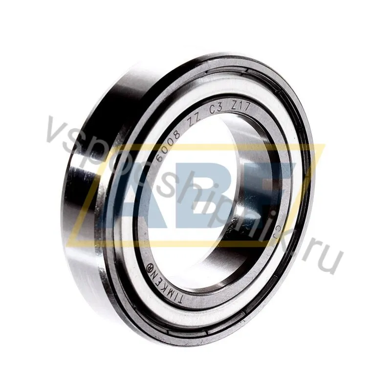 Подшипник шариковый радиальный однорядный 6008-ZZC3 Timken 360
