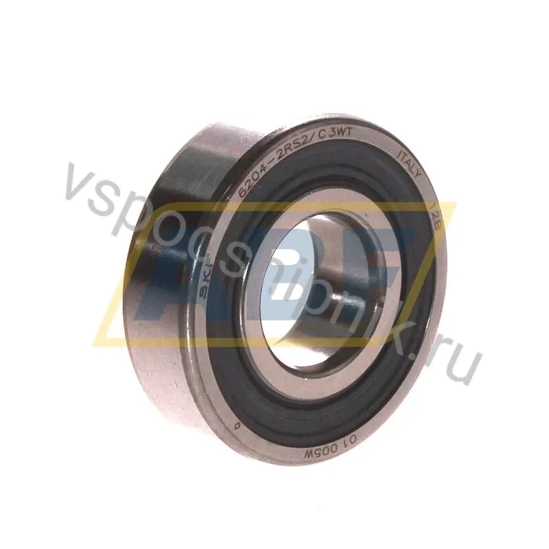 Подшипник шариковый радиальный однорядный 6204-2RS2/C3WT SKF 360