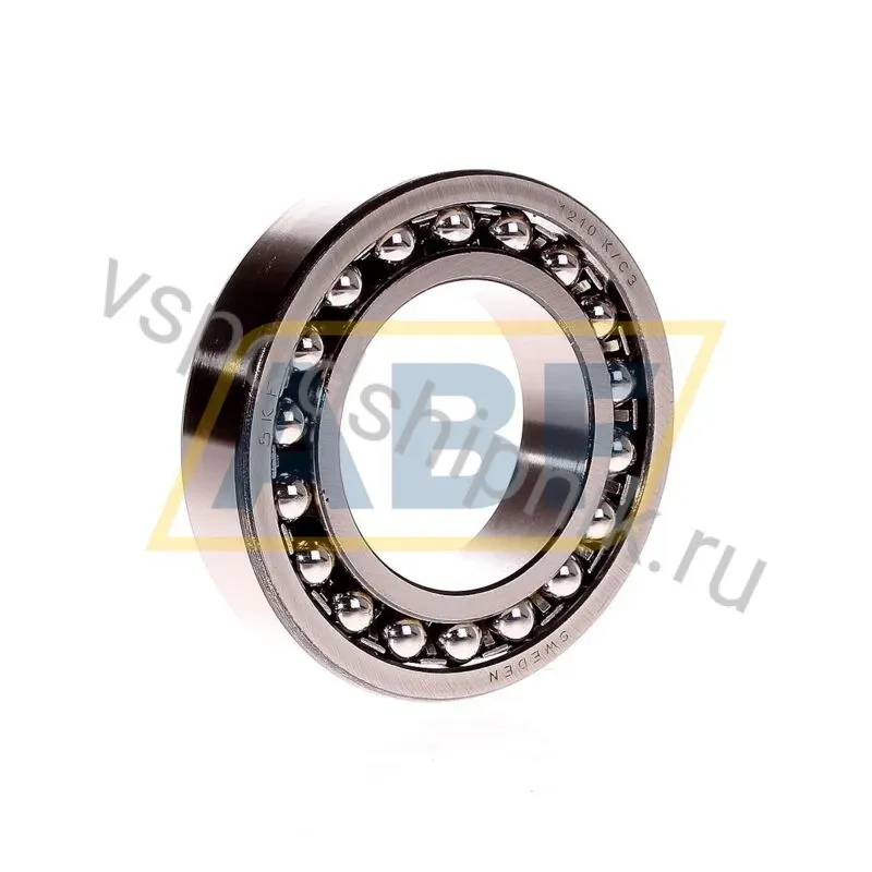 Самоустанавливающийся шариковый подшипник двухрядный 1210K/C3 SKF 360