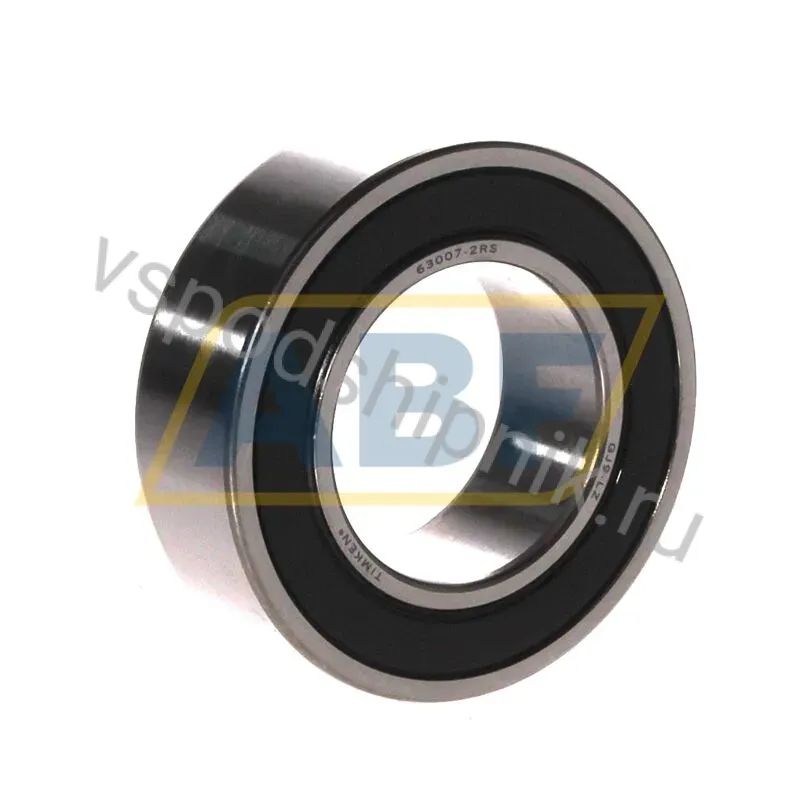 Подшипник шариковый радиальный однорядный 63007 2RS Timken 360