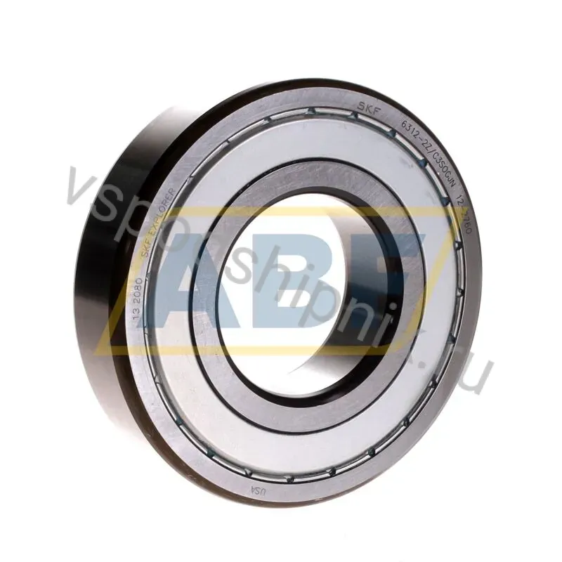 Подшипник шариковый радиальный однорядный 6312-2Z/C3S0GJN SKF 360