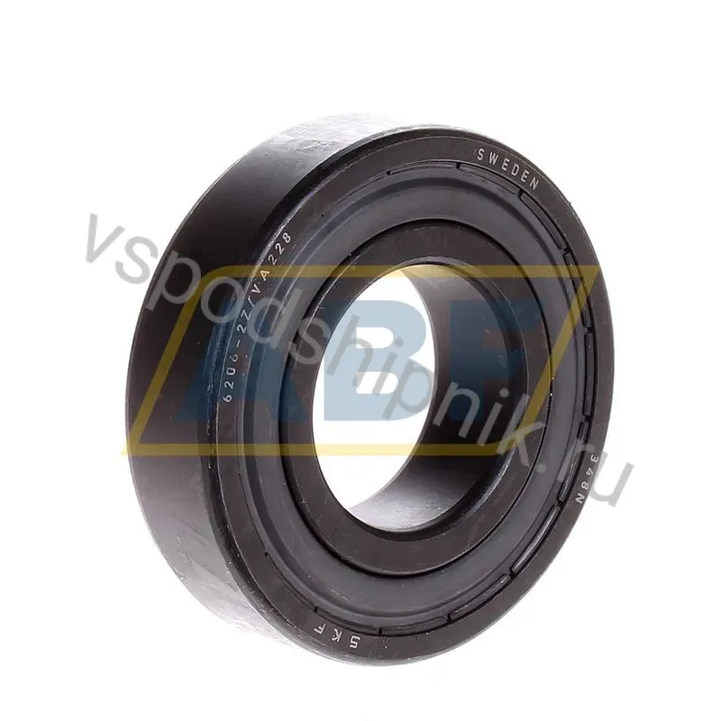Подшипник шариковый радиальный однорядный 6206-2Z/VA228 SKF 360