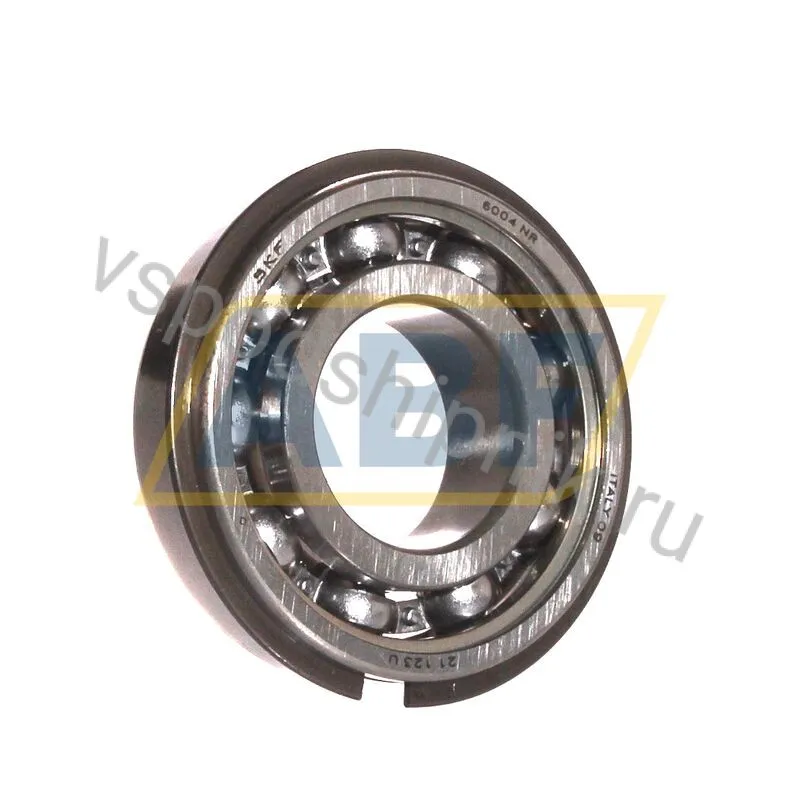 Подшипник шариковый радиальный однорядный 6004NR SKF 360