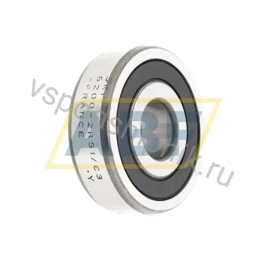 Подшипник шариковый радиальный однорядный 6200-2RS1/C3 SKF