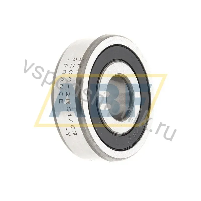 Подшипник шариковый радиальный однорядный 6200-2RS1/C3 SKF 360