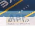 Подшипник шариковый радиальный однорядный MJ1.1/2 2RS RHP