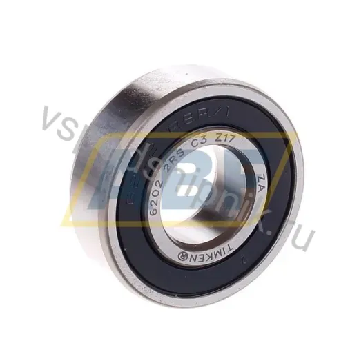 Подшипник шариковый радиальный однорядный 6202 2RS C3 Timken 15×35×11 мм