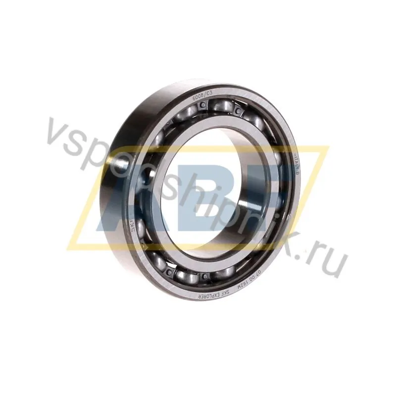 Open Higher (internal) clearance 40x68x15mm 6008/C3 SKF 360