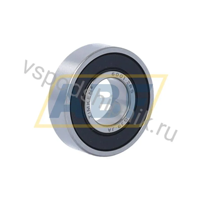 Подшипник шариковый радиальный однорядный 6001 2RS Timken 360