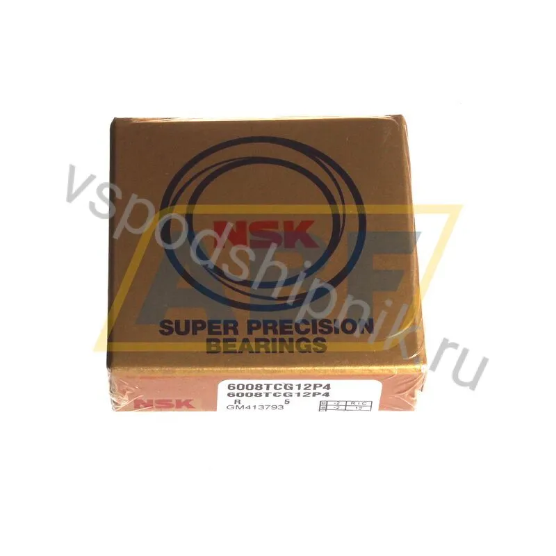 Подшипник шариковый радиальный однорядный 6008T CG12 P4 NSK 360