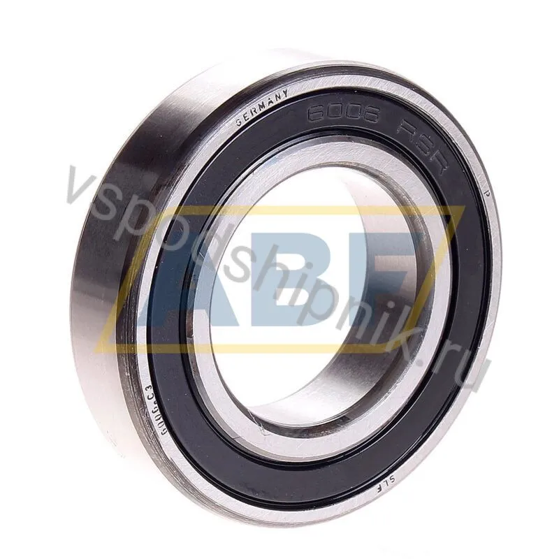 Подшипник шариковый радиальный однорядный 6006.2RSR.C3 SLF Fraureuth 360