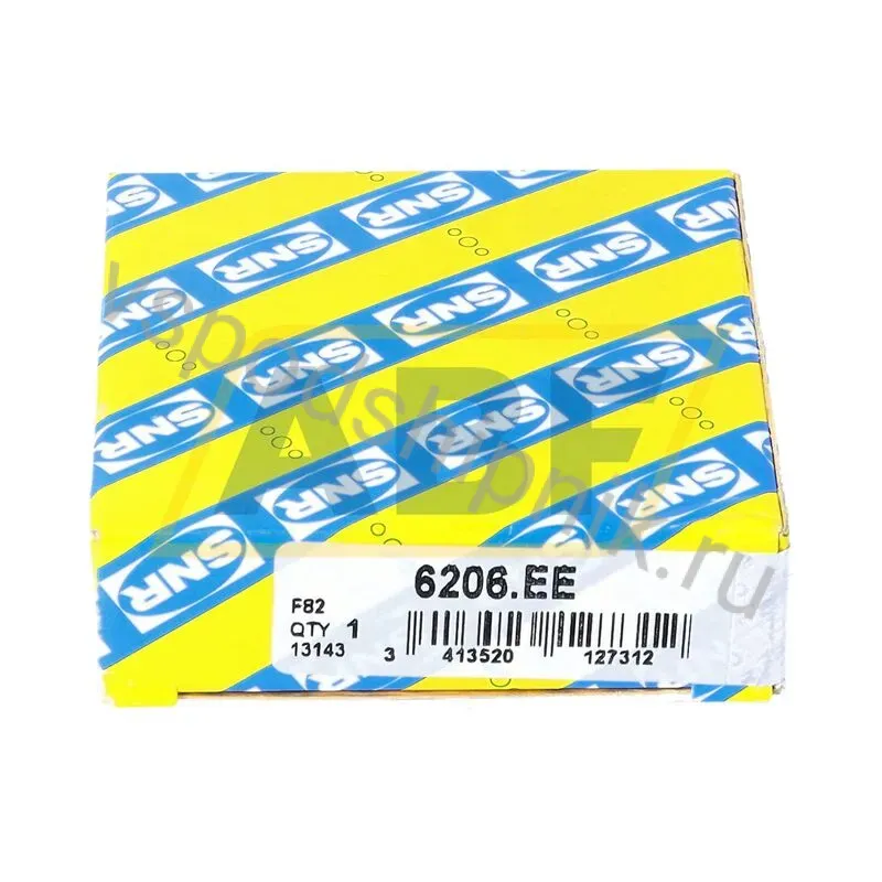Подшипник шариковый радиальный однорядный 6206EE SNR 360