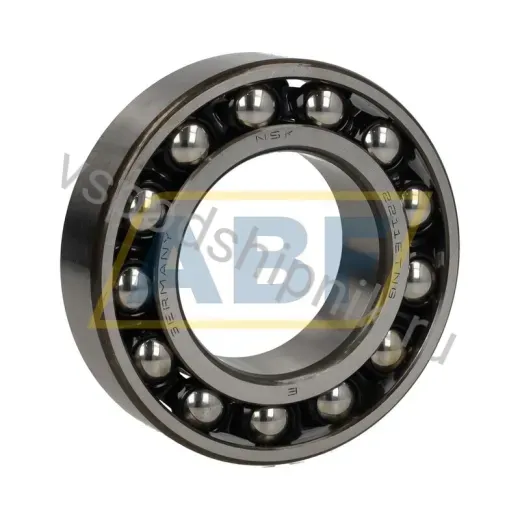 Самоустанавливающийся шариковый подшипник двухрядный 2211E TNG NSK 55×100×25 мм