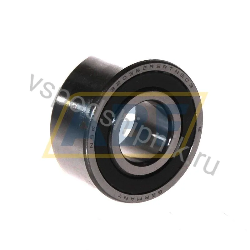 Подшипник шариковый радиально-упорный двухрядный 3203B-2RSRTNGC3 NSK 360