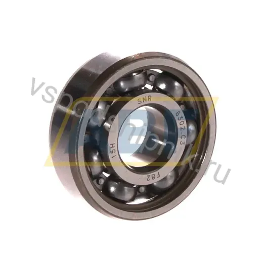 Подшипник шариковый радиальный однорядный 6302.C3 SNR