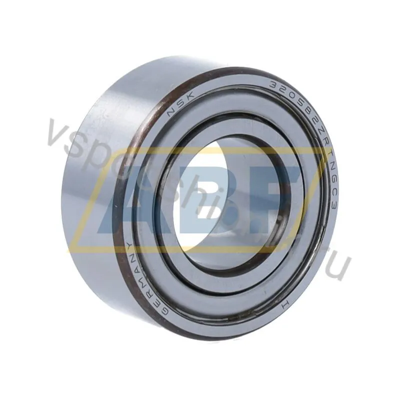 Подшипник шариковый радиально-упорный двухрядный 3205B-2ZRTNG C3 NSK 360