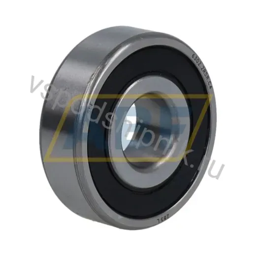 Подшипник шариковый радиальный однорядный 6302.2RSR.C4 SLF Fraureuth 15×42×13 мм