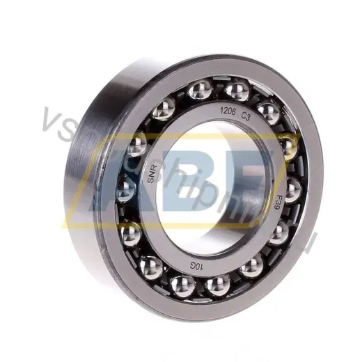 Самоустанавливающийся шариковый подшипник двухрядный 1206C3 SNR