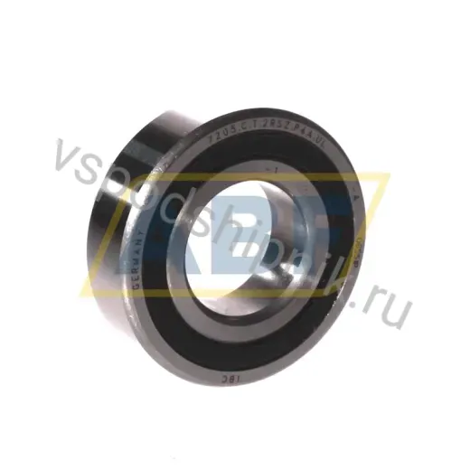 Подшипник шариковый радиально-упорный однорядный 7205.C.T.2RSZ.P4A.UL IBC Bearings 25×52×15 мм