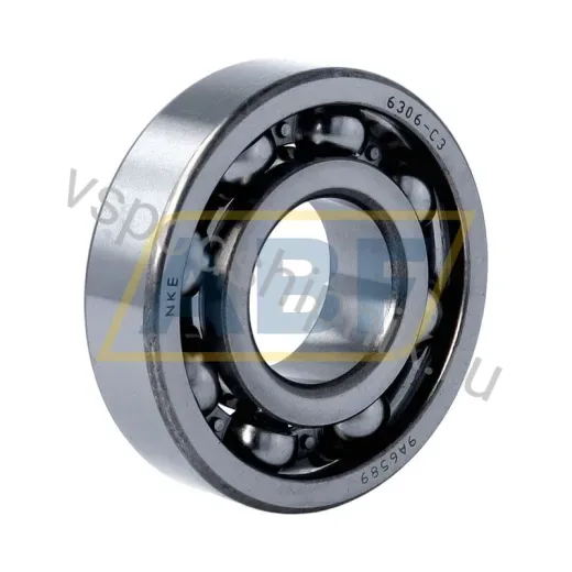 Подшипник шариковый радиальный однорядный 6306C3 NKE