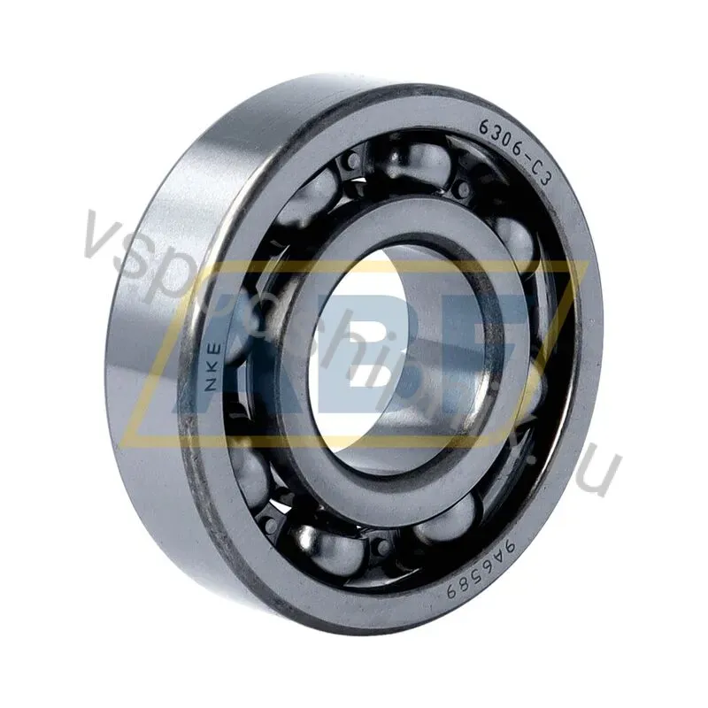 Подшипник шариковый радиальный однорядный 6306C3 NKE 360