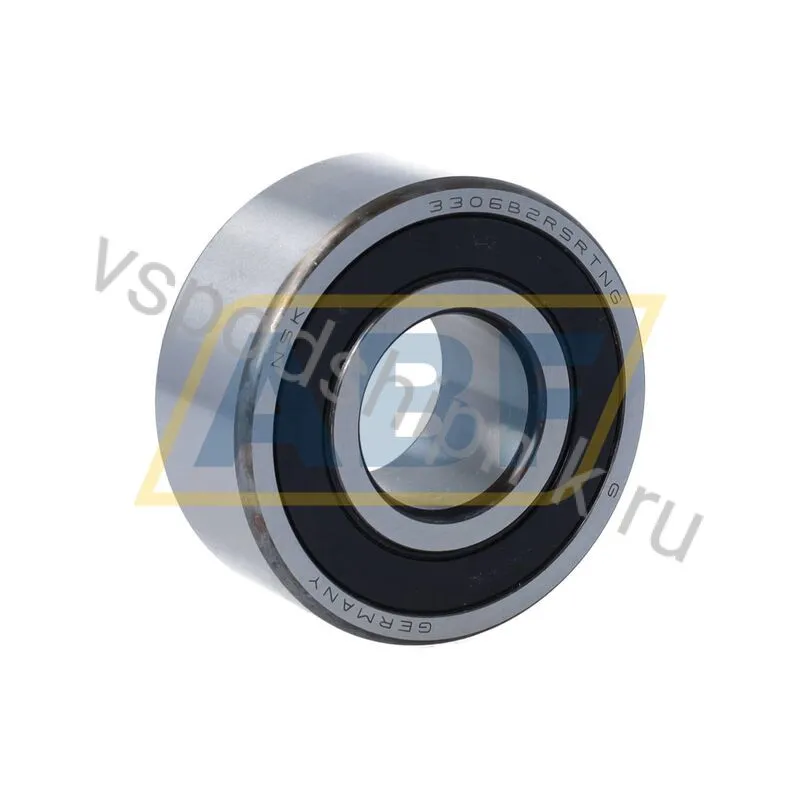 Подшипник шариковый радиально-упорный двухрядный 3306B-2RSRTNG NSK 360