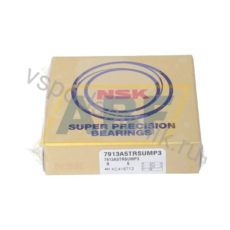 Подшипник шариковый радиально-упорный однорядный 7913A5 TR SUM P3 NSK 360